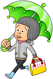 傘さしてGO!の巻